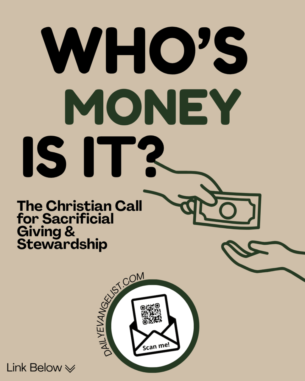 Whose Money Is It? The Christian Call for Sacrificial Giving &&nbsp;Stewardship